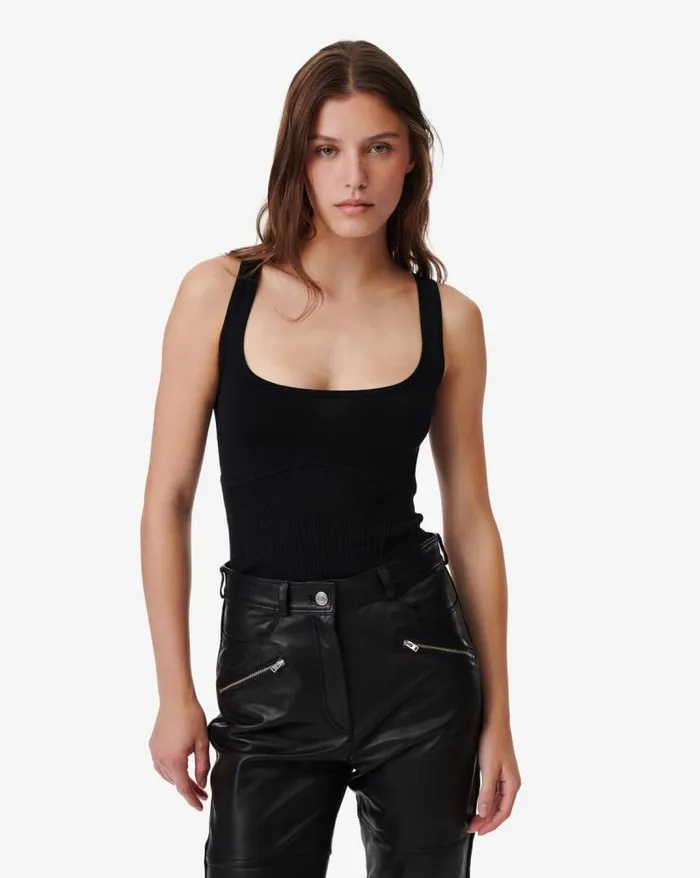 Knits Women IRO SHIMAS SQUARE NECK TANK TOP