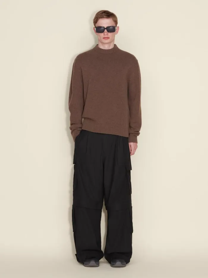 Knitwear Men Holzweiler Dery Crew Brown
