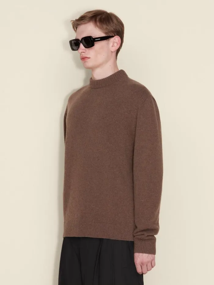 Knitwear Men Holzweiler Dery Crew Brown