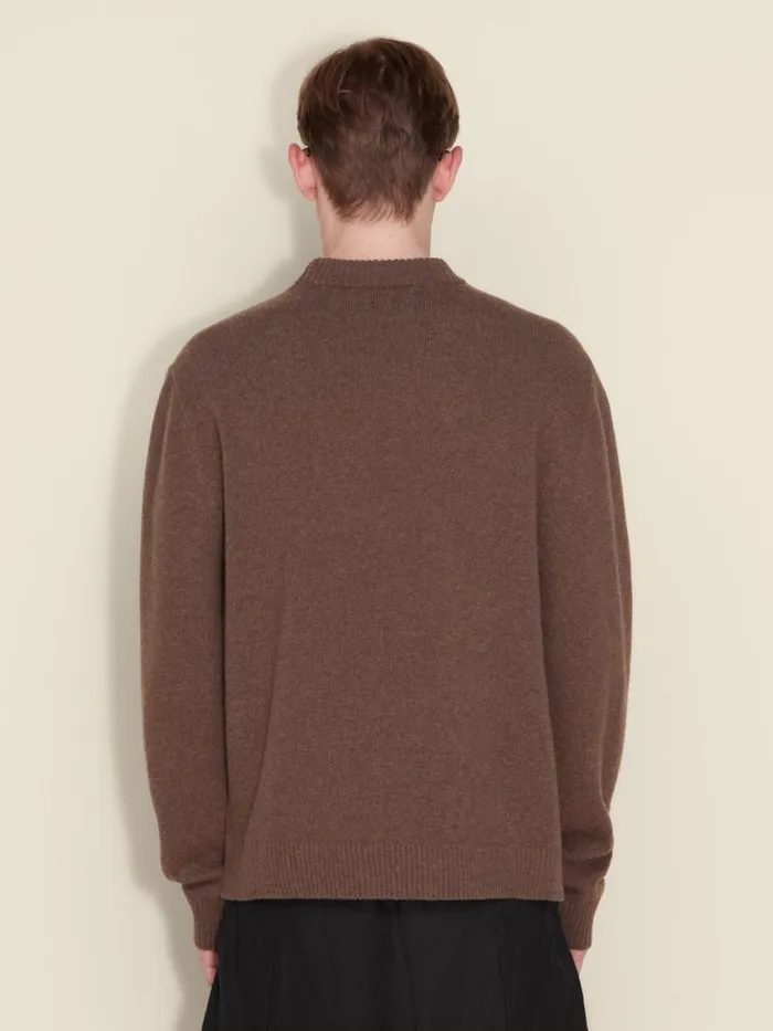 Knitwear Men Holzweiler Dery Crew Brown