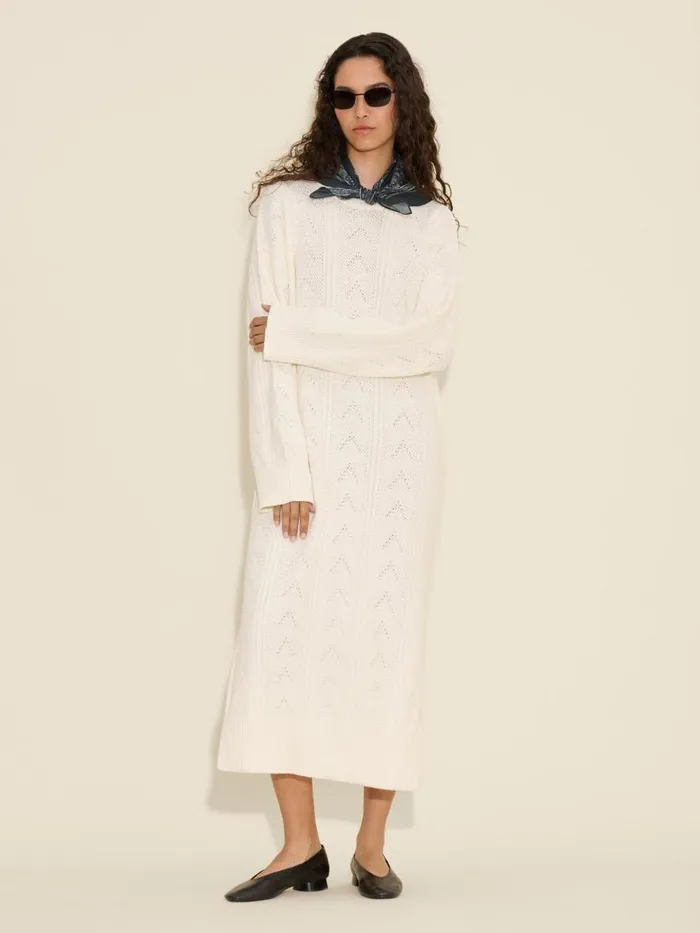 Knitwear Women Holzweiler Serena Knit Dress White