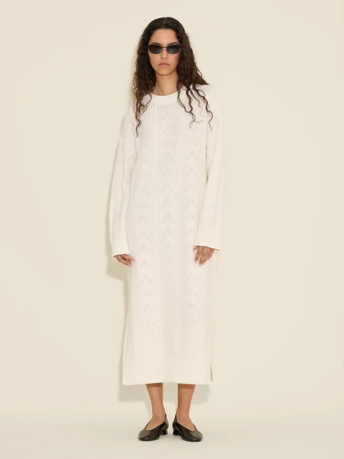 Knitwear Women Holzweiler Serena Knit Dress White