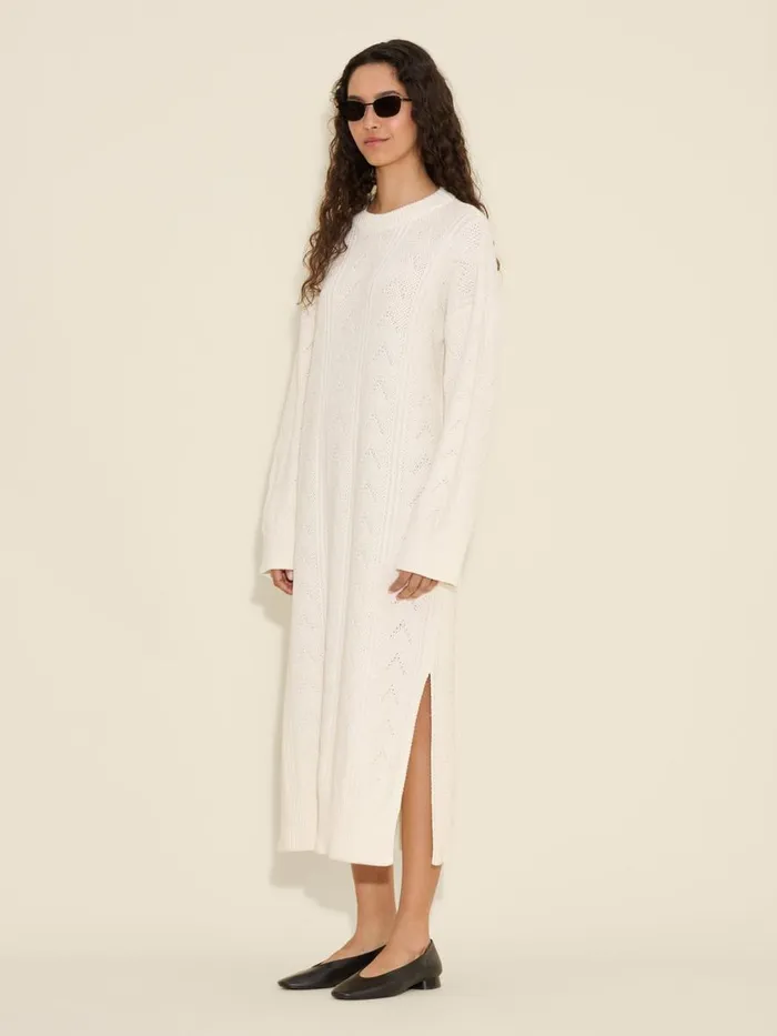 Knitwear Women Holzweiler Serena Knit Dress White
