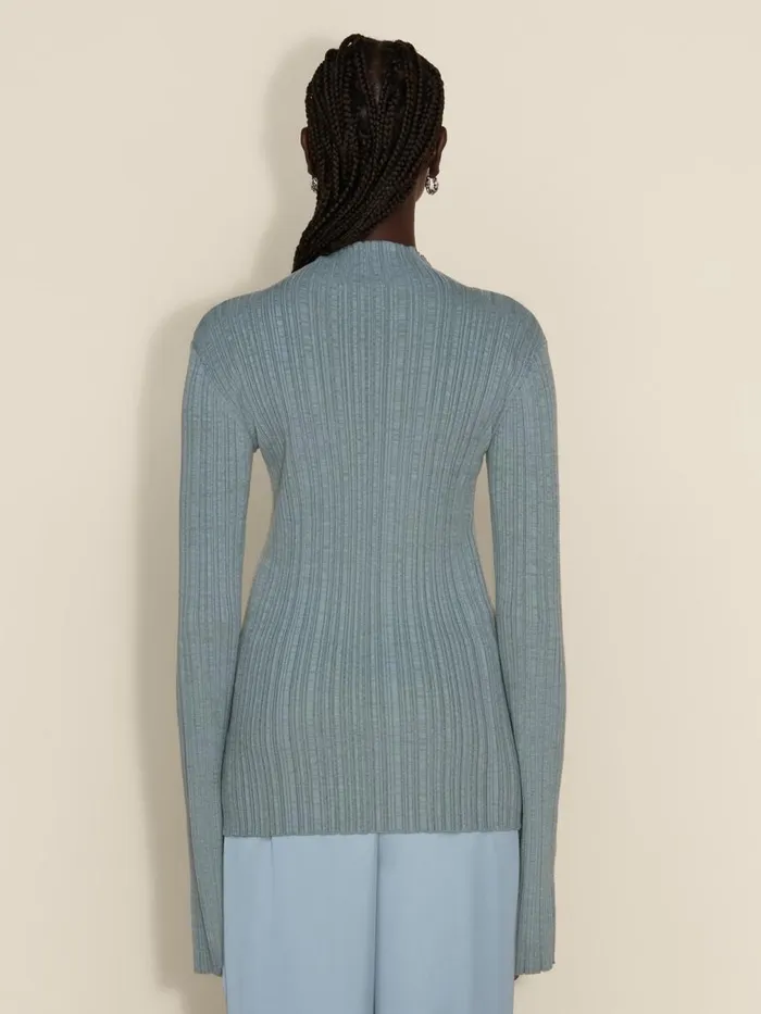 Knitwear Women Holzweiler Tulip Knit Top Teal
