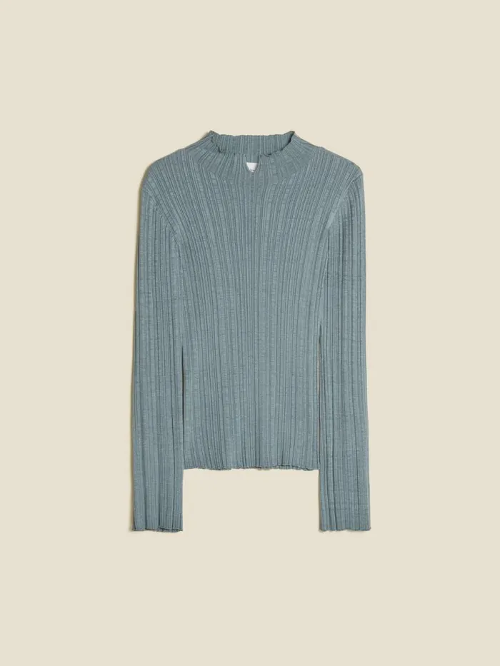 Knitwear Women Holzweiler Tulip Knit Top Teal