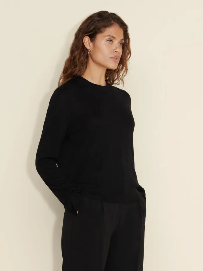 Knitwear Women Holzweiler W Merino Crew Black