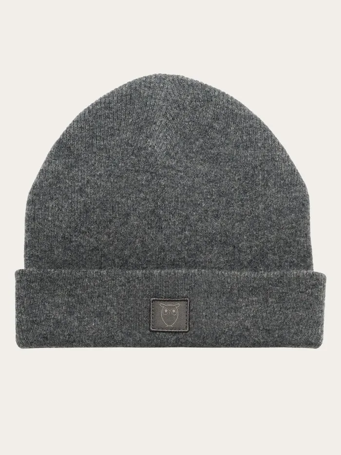KnowledgeCotton Apparel Accessories Kids Wool Beanie Dark Grey Melange 8211 Kids KnowledgeCotton Apparel Accessories Kids Wool Beanie Dark Grey Melange 8211 Kids