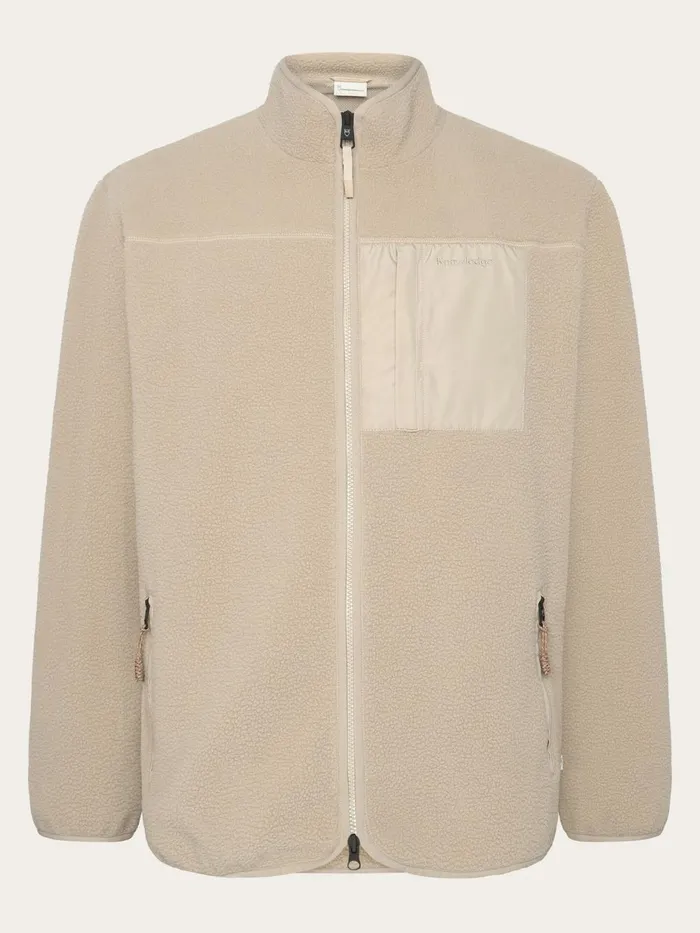 KnowledgeCotton Apparel Fleece Loose Fit Zip Fleece Grsvegan 8211 Men
