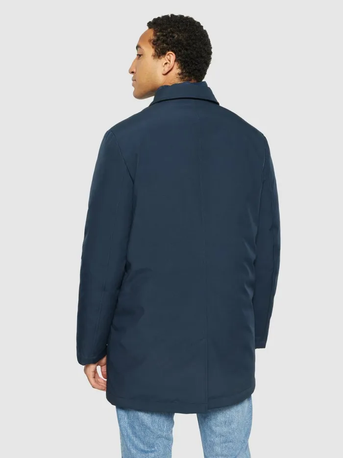 KnowledgeCotton Apparel Jackets And Vests Climate Shell Carcoat Jacket GRS Total Eclipse 8211 Men KnowledgeCotton Apparel Jackets And Vests Climate Shell Carcoat Jacket GRS Total Eclipse 8211 Men