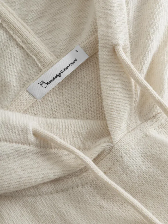 KnowledgeCotton Apparel Knits Wool Hood Knit Buttercream 8211 Women