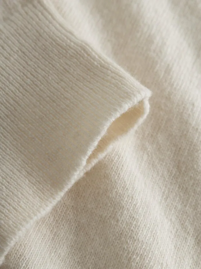 KnowledgeCotton Apparel Knits Wool Hood Knit Buttercream 8211 Women