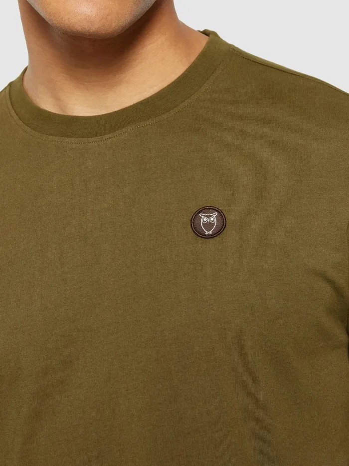 KnowledgeCotton Apparel Long Sleeves Badge Long Sleeve Item Colour 8211 Men KnowledgeCotton Apparel Long Sleeves Badge Long Sleeve Item Colour 8211 Men