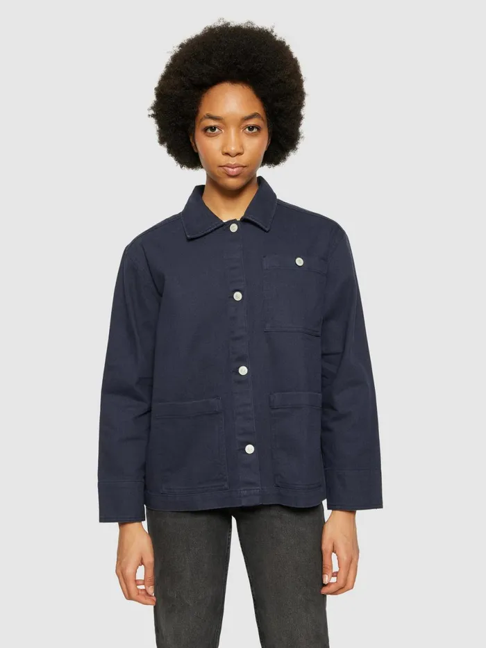 KnowledgeCotton Apparel Overshirts Twill Workwear Jacket Gotsvegan 8211 Women