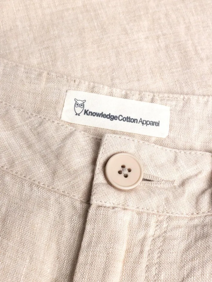 KnowledgeCotton Apparel Pants CALLA Tapered Midrise Linen Pants Gotsvegan 8211 Women KnowledgeCotton Apparel Pants CALLA Tapered Midrise Linen Pants Gotsvegan 8211 Women