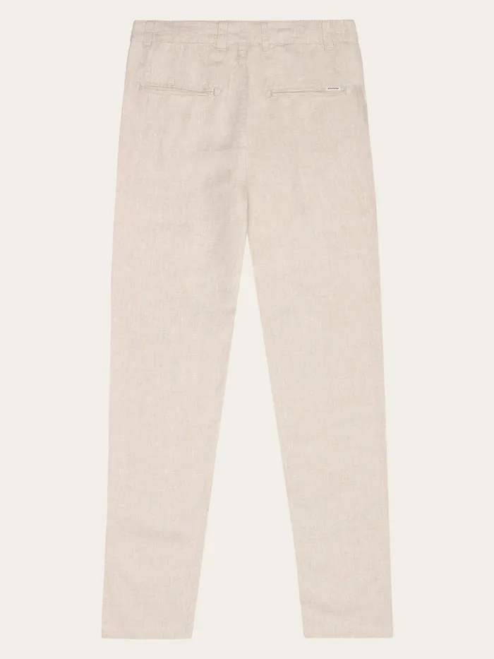 KnowledgeCotton Apparel Pants CALLA Tapered Midrise Linen Pants Gotsvegan 8211 Women KnowledgeCotton Apparel Pants CALLA Tapered Midrise Linen Pants Gotsvegan 8211 Women