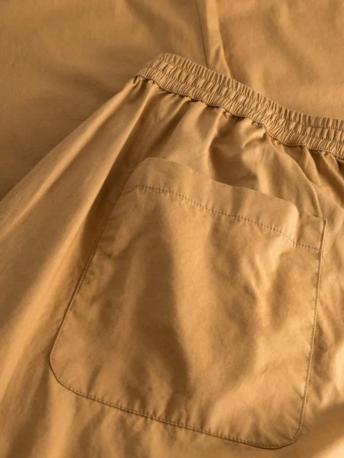 KnowledgeCotton Apparel Pants CHLOE Barrel Highrise Poplin Elastic Waistband Pants Brown Sugar 8211 Women KnowledgeCotton Apparel Pants CHLOE Barrel Highrise Poplin Elastic Waistband Pants Brown Sugar 8211 Women