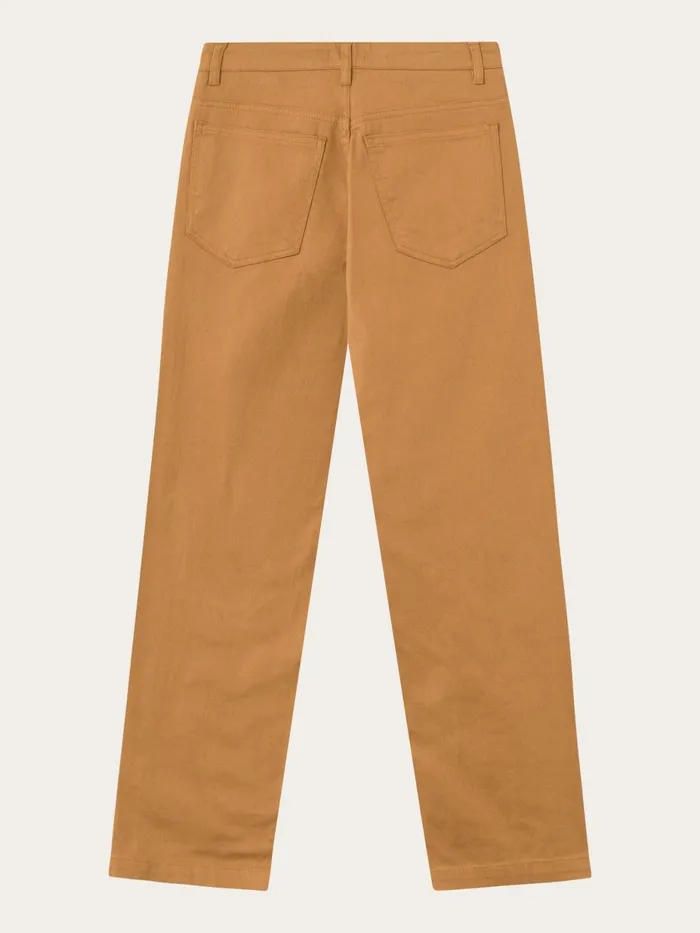 KnowledgeCotton Apparel Pants CHLOE Barrel Highrise Twill 5pocket Pants Brown Sugar 8211 Women KnowledgeCotton Apparel Pants CHLOE Barrel Highrise Twill 5pocket Pants Brown Sugar 8211 Women