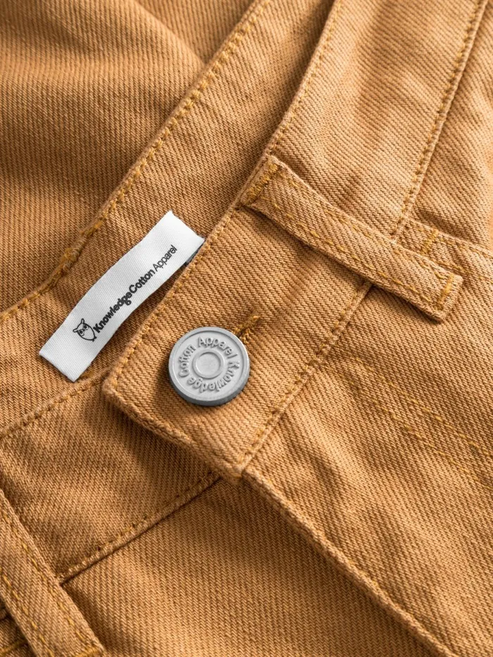 KnowledgeCotton Apparel Pants CHLOE Barrel Highrise Twill 5pocket Pants Brown Sugar 8211 Women KnowledgeCotton Apparel Pants CHLOE Barrel Highrise Twill 5pocket Pants Brown Sugar 8211 Women
