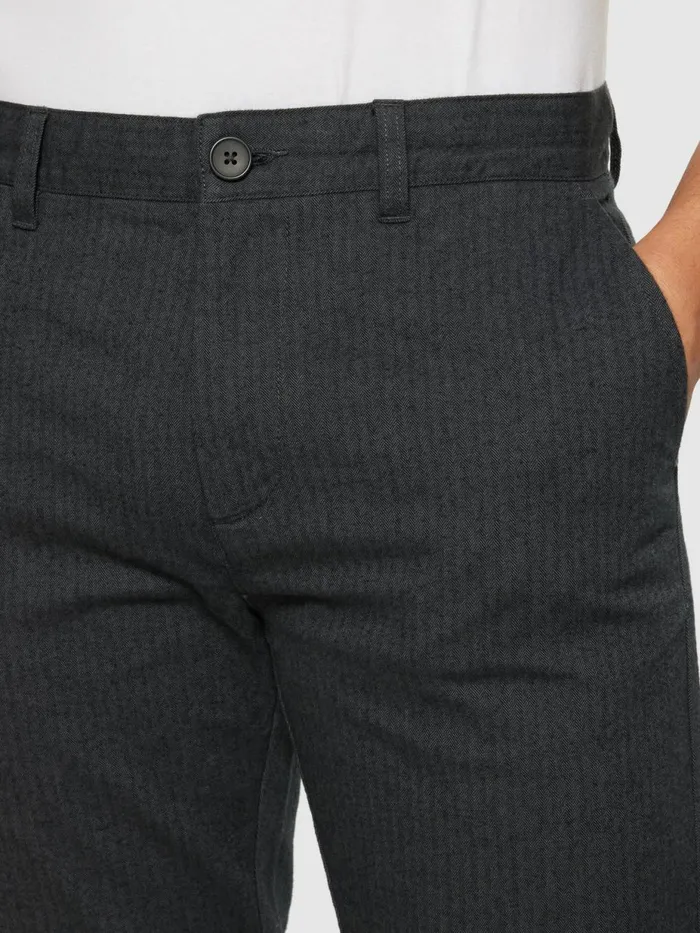 KnowledgeCotton Apparel Pants CHUCK Regular Flannel Herringbone Chinos Gotsvegan 8211 Men KnowledgeCotton Apparel Pants CHUCK Regular Flannel Herringbone Chinos Gotsvegan 8211 Men