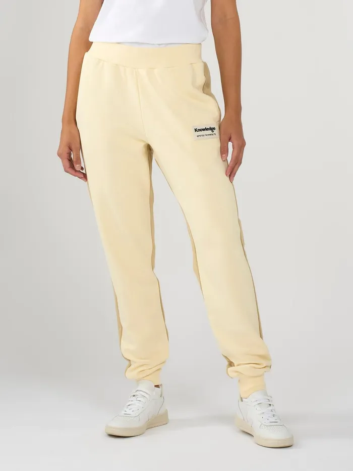 KnowledgeCotton Apparel Pants Color Block Sweat Pants Safari 8211 Women KnowledgeCotton Apparel Pants Color Block Sweat Pants Safari 8211 Women