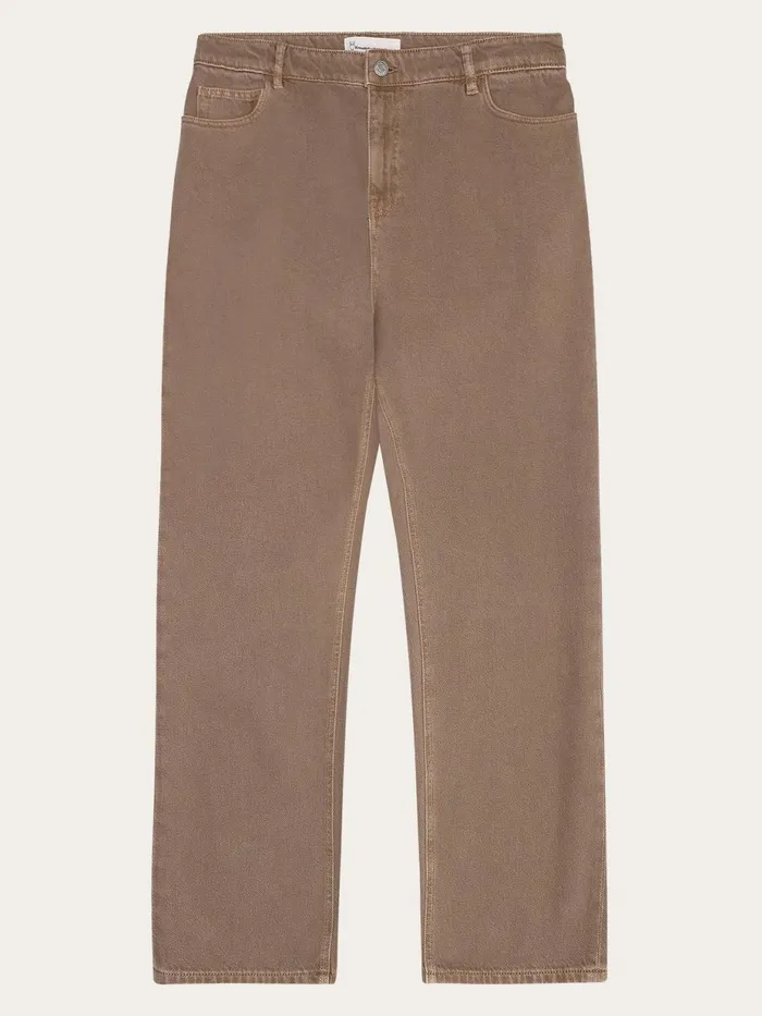 KnowledgeCotton Apparel Pants FLINT 5pocket Twill Pants Tiramisu 8211 Men