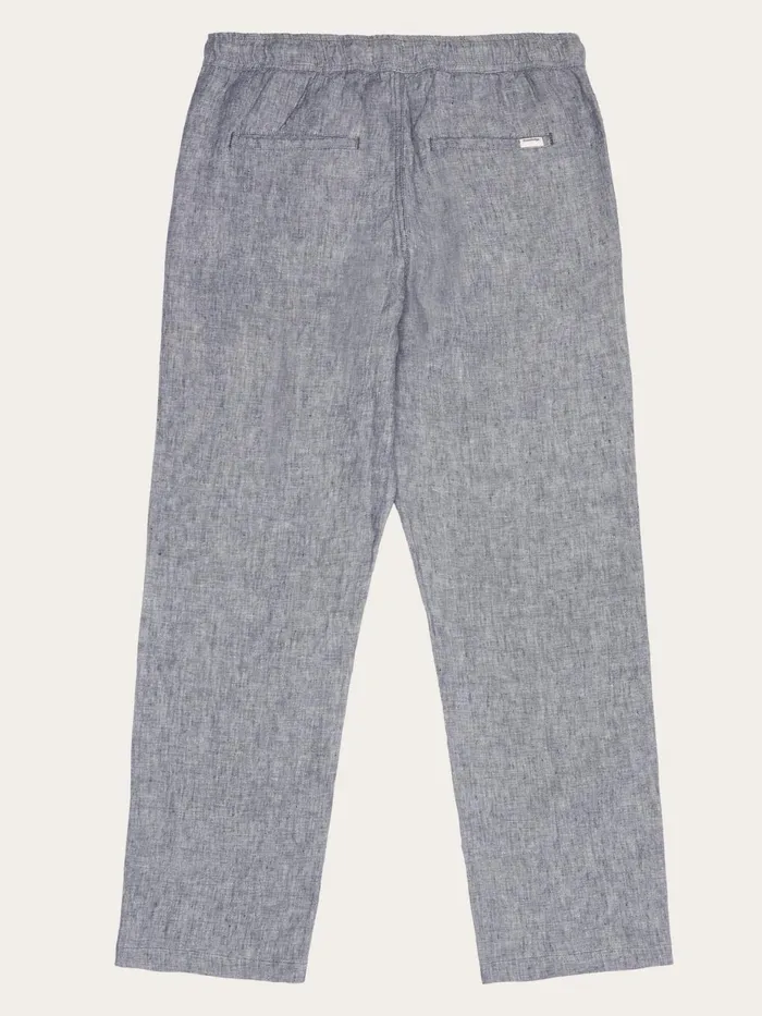 KnowledgeCotton Apparel Pants Loose Linen Pant Vintage Indigo 8211 Men KnowledgeCotton Apparel Pants Loose Linen Pant Vintage Indigo 8211 Men