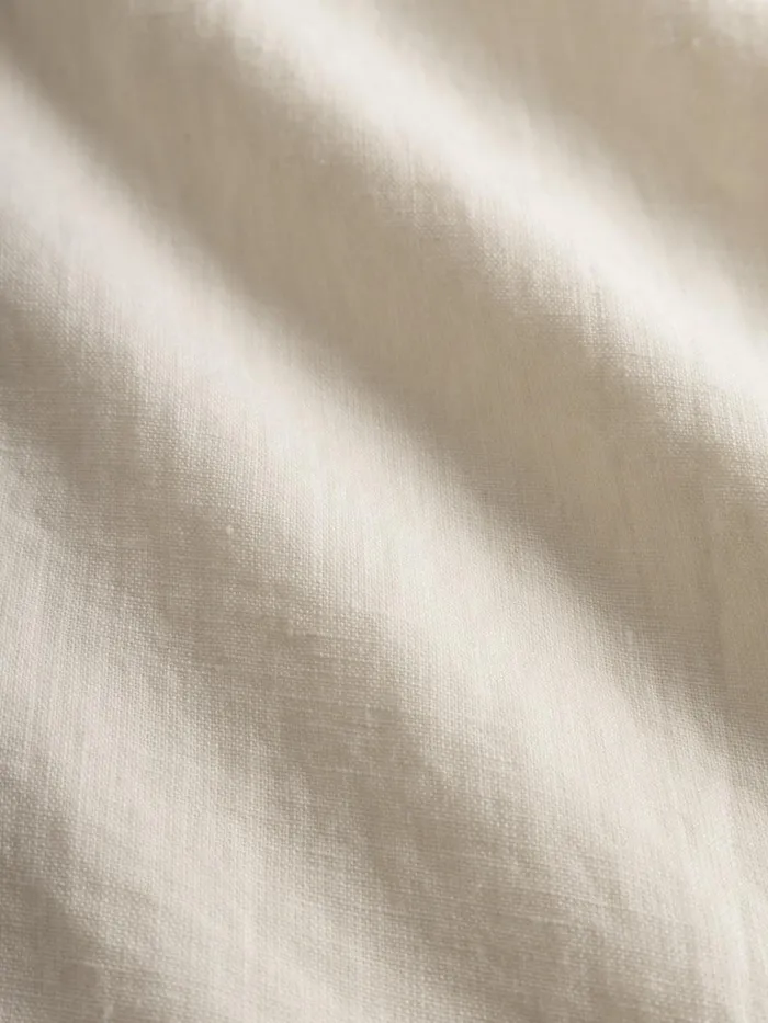 KnowledgeCotton Apparel Shirts Collar Stand Short Sleeve Linen Shirt Buttercream 8211 Women KnowledgeCotton Apparel Shirts Collar Stand Short Sleeve Linen Shirt Buttercream 8211 Women