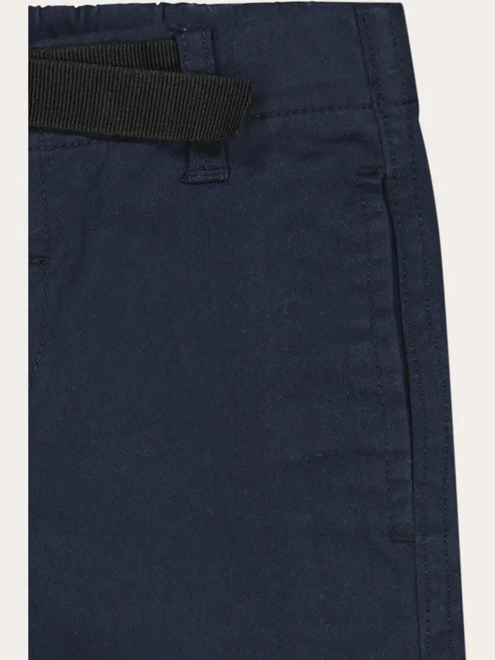 KnowledgeCotton Apparel Shorts Baggy Twill Shorts Belt Details Total Eclipse 8211 Kids KnowledgeCotton Apparel Shorts Baggy Twill Shorts Belt Details Total Eclipse 8211 Kids