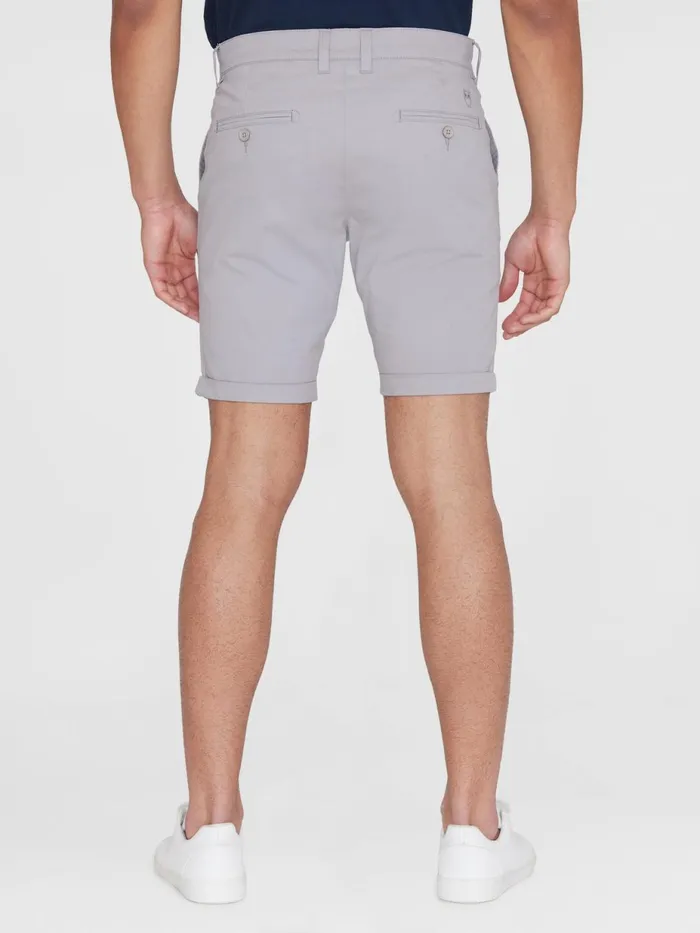 KnowledgeCotton Apparel Shorts CHUCK Regular Chino Poplin Shorts Alloy 8211 Men KnowledgeCotton Apparel Shorts CHUCK Regular Chino Poplin Shorts Alloy 8211 Men