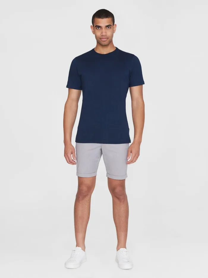 KnowledgeCotton Apparel Shorts CHUCK Regular Chino Poplin Shorts Alloy 8211 Men KnowledgeCotton Apparel Shorts CHUCK Regular Chino Poplin Shorts Alloy 8211 Men