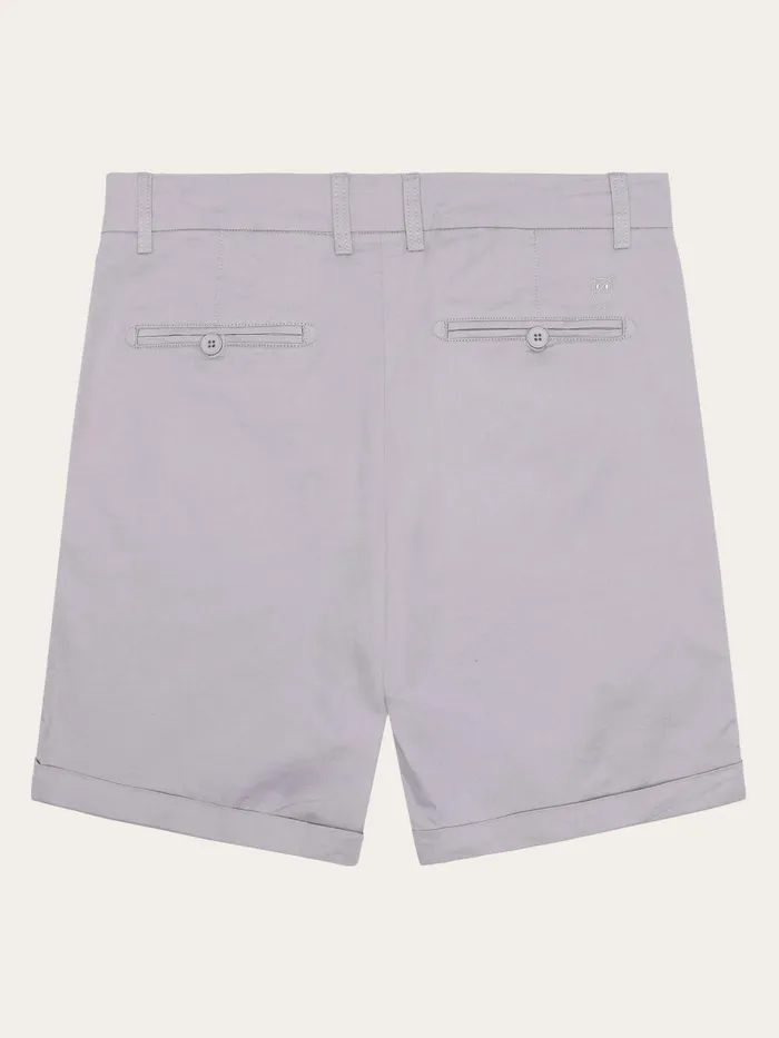 KnowledgeCotton Apparel Shorts CHUCK Regular Chino Poplin Shorts Alloy 8211 Men KnowledgeCotton Apparel Shorts CHUCK Regular Chino Poplin Shorts Alloy 8211 Men