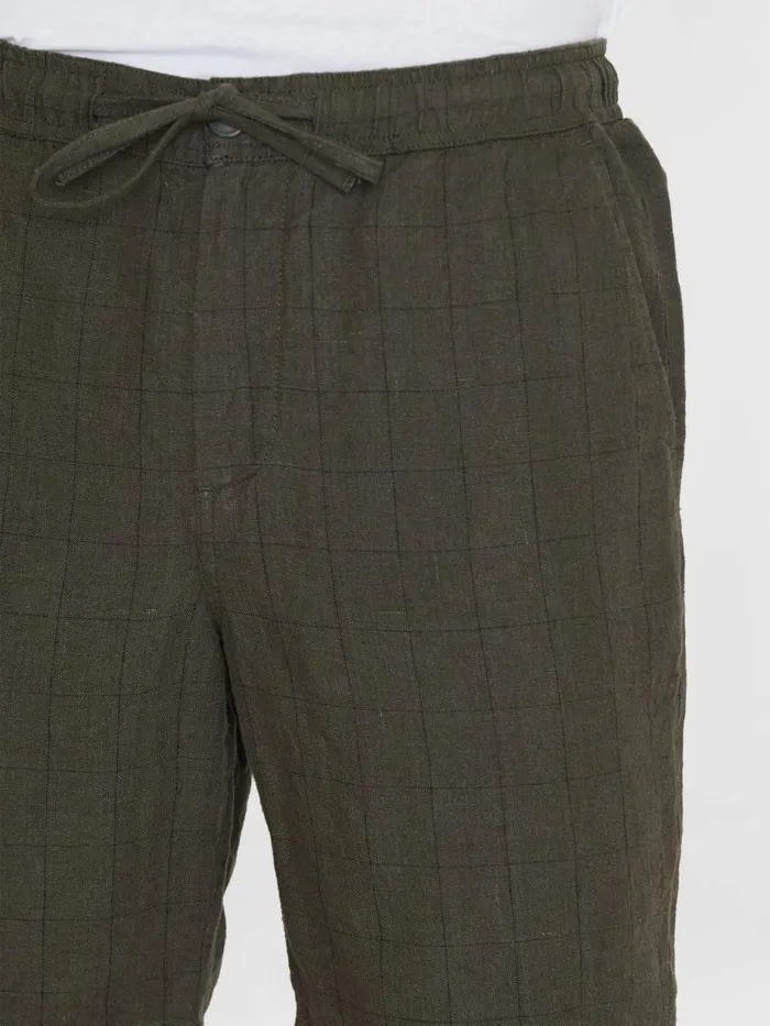 KnowledgeCotton Apparel Shorts FIG Loose Checked Linen Shorts Gotsvegan 8211 Men KnowledgeCotton Apparel Shorts FIG Loose Checked Linen Shorts Gotsvegan 8211 Men
