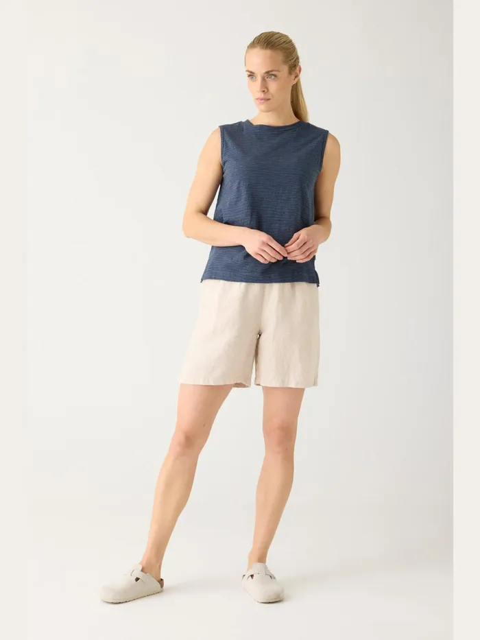 KnowledgeCotton Apparel Shorts POSEY Wide Midrise Linen Shorts Gotsvegan 8211 Women KnowledgeCotton Apparel Shorts POSEY Wide Midrise Linen Shorts Gotsvegan 8211 Women