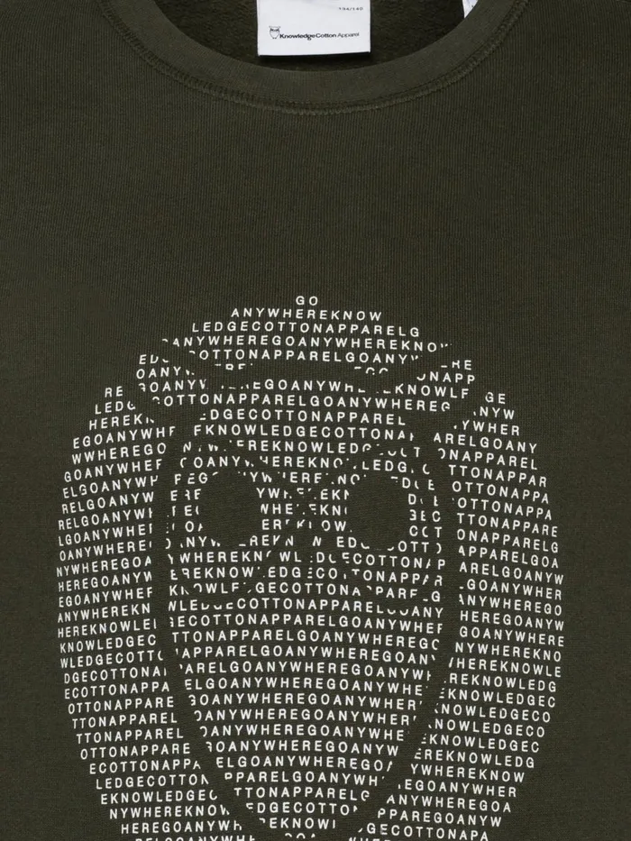 KnowledgeCotton Apparel Sweatshirts Sweat With Big Owl Print Forrest Night 8211 Kids KnowledgeCotton Apparel Sweatshirts Sweat With Big Owl Print Forrest Night 8211 Kids