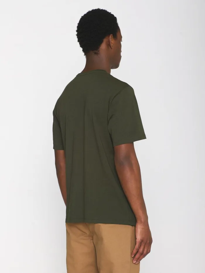 KnowledgeCotton Apparel TShirts Regular Fit Basic Tee Forrest Night 8211 Men KnowledgeCotton Apparel TShirts Regular Fit Basic Tee Forrest Night 8211 Men