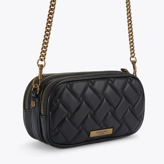 Kurt Geiger Camera Bags Triple Zip Kensington Camera Bag Black 8211 Women