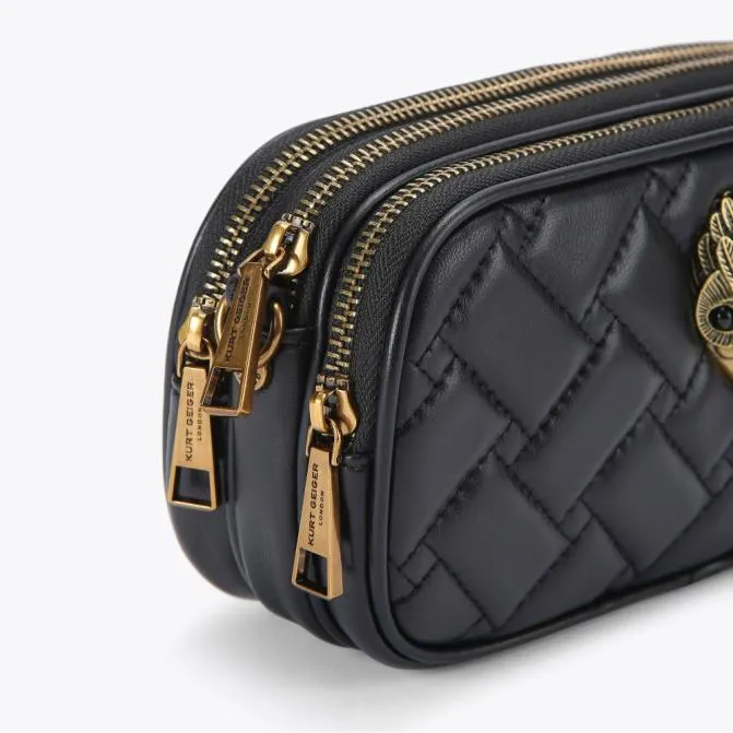 Kurt Geiger Camera Bags Triple Zip Kensington Camera Bag Black 8211 Women