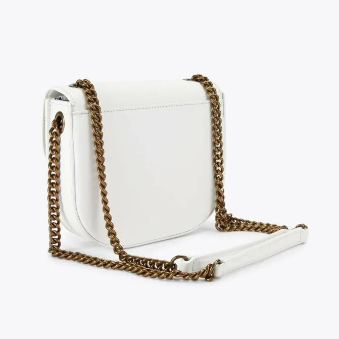 Kurt Geiger Crossbody Bags Chelsea Saddle Bag White 8211 Women
