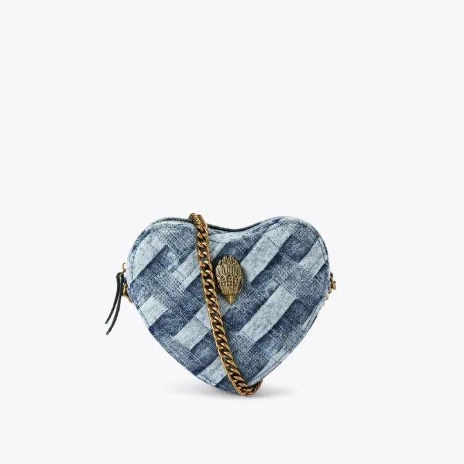 Kurt Geiger Crossbody Bags Kensington Heart Bag Denim 8211 Women