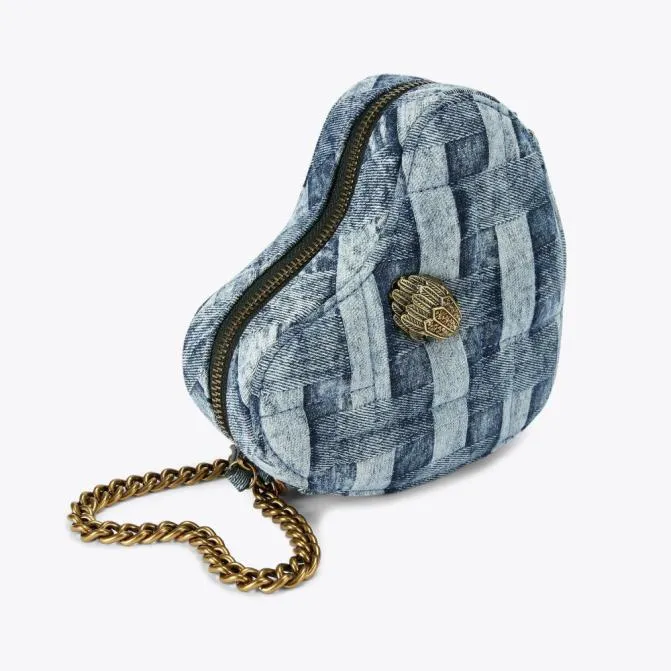 Kurt Geiger Crossbody Bags Kensington Heart Bag Denim 8211 Women
