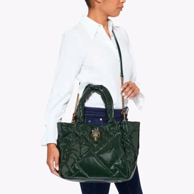Kurt Geiger Crossbody Bags Medium Kensington Puff Shopper Bag Green Other 8211 Women