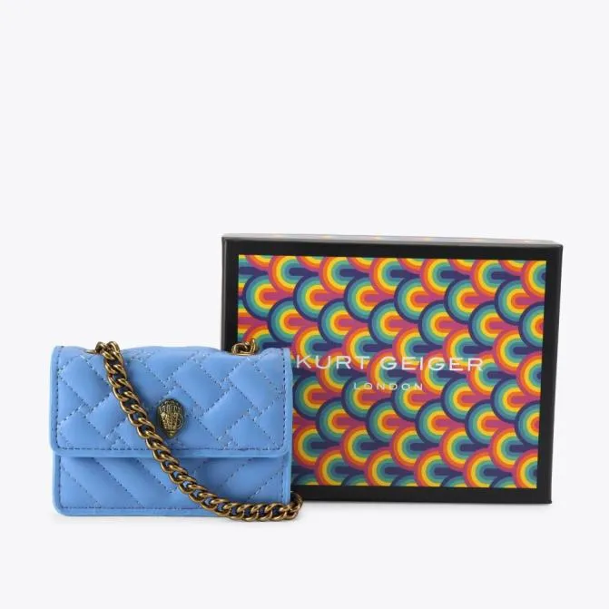 Kurt Geiger Crossbody Bags Micro Kensington Bag Mid Blue 8211 Women