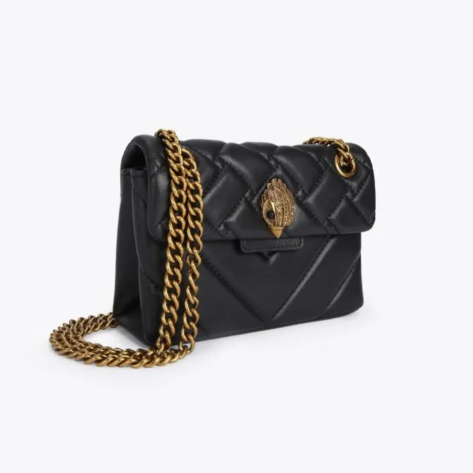 Kurt Geiger Crossbody Bags Mini Leather Kensington Bag Black Combination 8211 Women