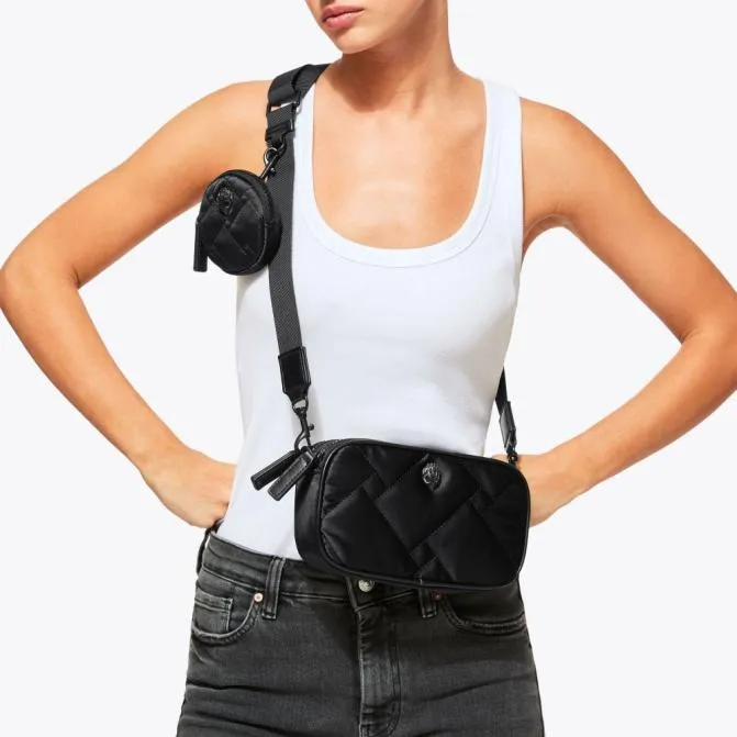 Kurt Geiger Crossbody Bags Recycled Sm 2zip Camera D Black 8211 Women Kurt Geiger Crossbody Bags Recycled Sm 2zip Camera D Black 8211 Women