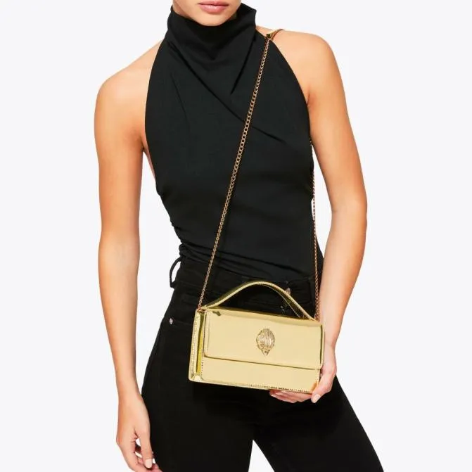 Kurt Geiger Crossbody Bags Small Bond Top Handle Bag Gold 8211 Women