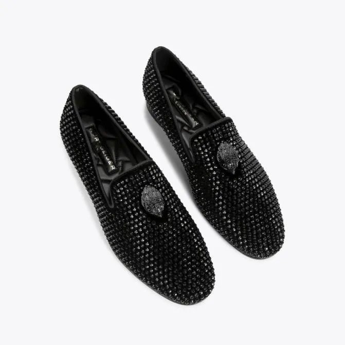 Kurt Geiger Dress Shoes Ace Stud Loafer Black 8211 Men