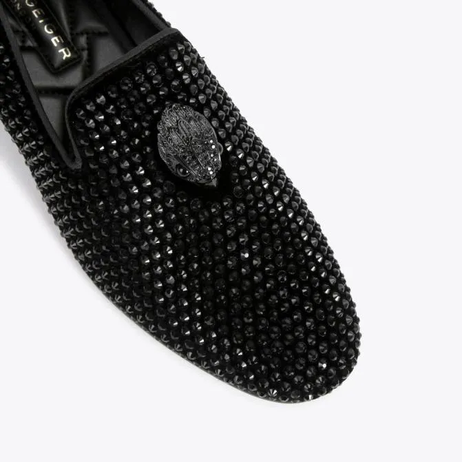Kurt Geiger Dress Shoes Ace Stud Loafer Black 8211 Men