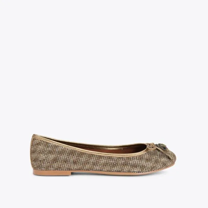 Kurt Geiger Flats Eagle Ballet Flat Beige 8211 Women