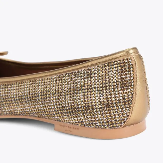 Kurt Geiger Flats Eagle Ballet Flat Beige 8211 Women