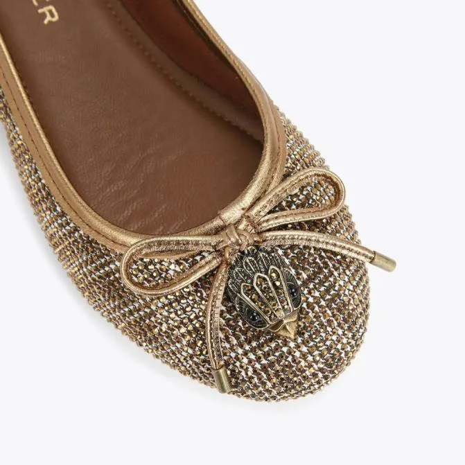 Kurt Geiger Flats Eagle Ballet Flat Beige 8211 Women